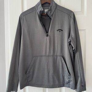 Callaway Men's Charcoal Quarter-Zip Pullover